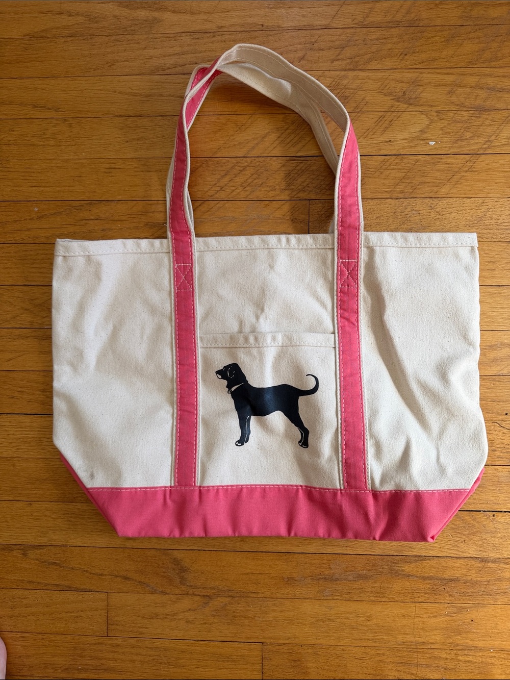 The Black Dog Canvas Tote Bag